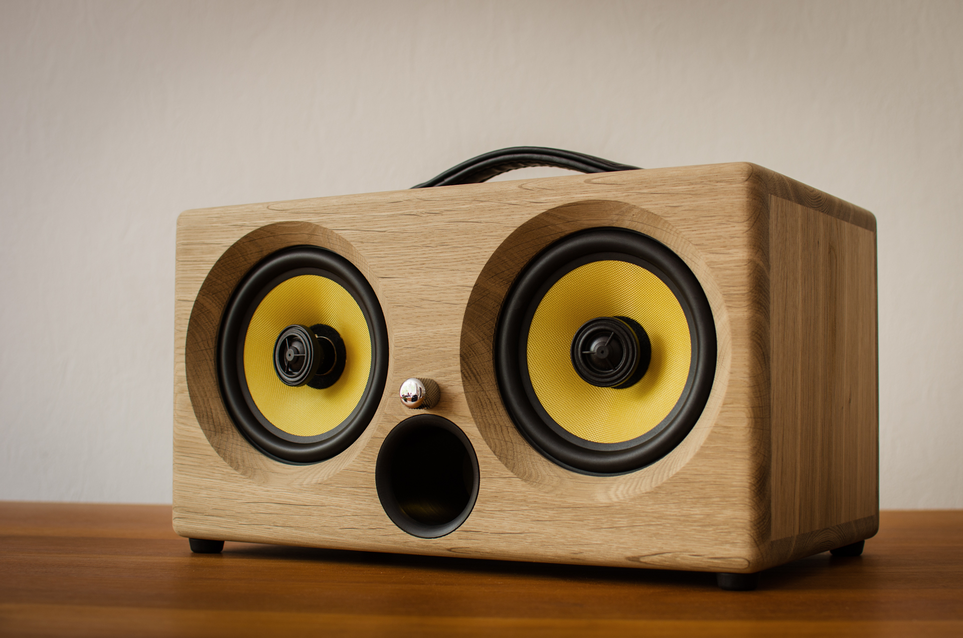Best Bluetooth Speaker Available thodio iBox XC in Fumed Oak
